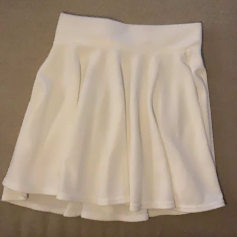 White skirt